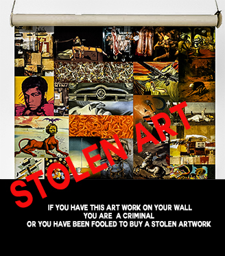 STOLEN 10 METER LONG ARTWORK ON CANVAS 